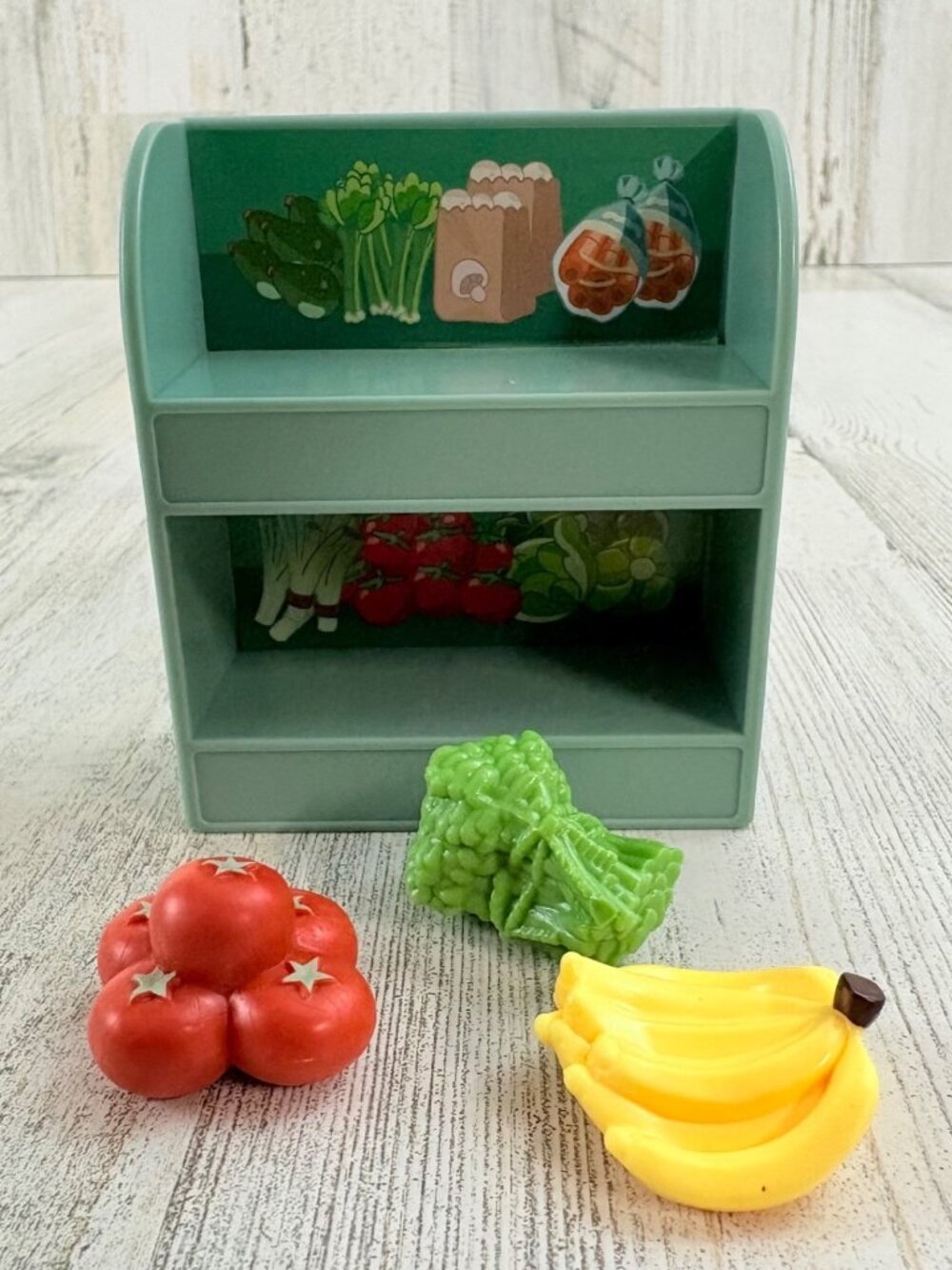 Bluey Food Set Banana Tomato Lettuce Grocery Store Replacement Figure Playset